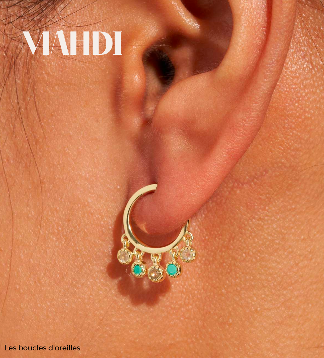 Boucles d'oreilles Mahdi Be Maad