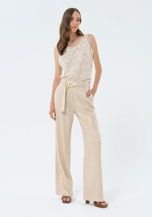 Pantalon lin Fracomina