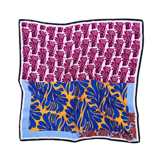 Foulard en soie Beet Red Silk Kaaskas