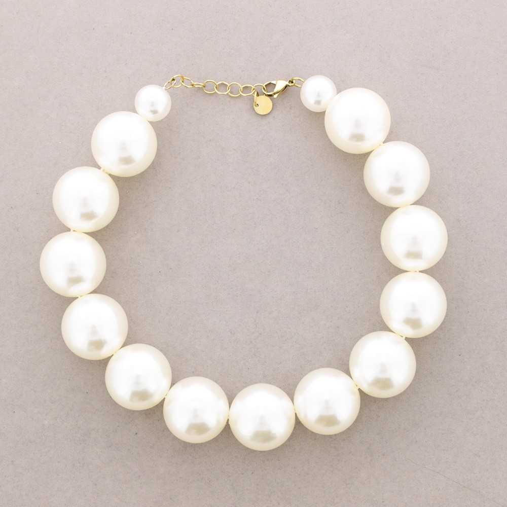 Collier perles 30 MM