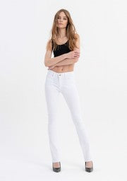 Jean Bella B.6 Perfect Bootcut Blanc Fracomina